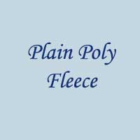Plain Poly Fleece